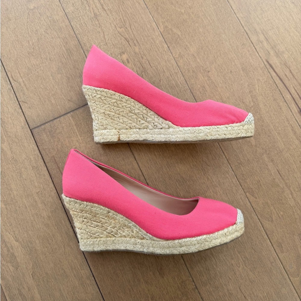 J. Crew Coral Wedge Espadrilles - Picture 2 of 7